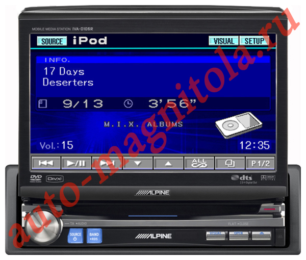  ��������� Alpine IVA-D106R