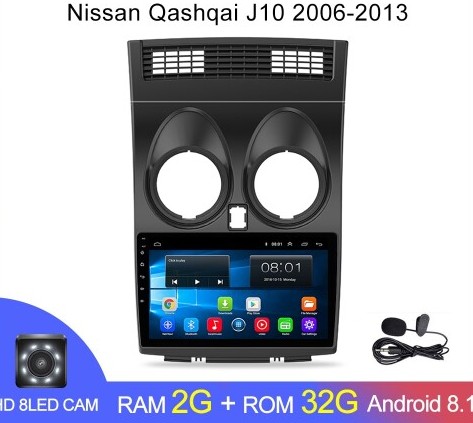  ��������� Android 2G-32G Nissan Qashqai J10 2006-2013