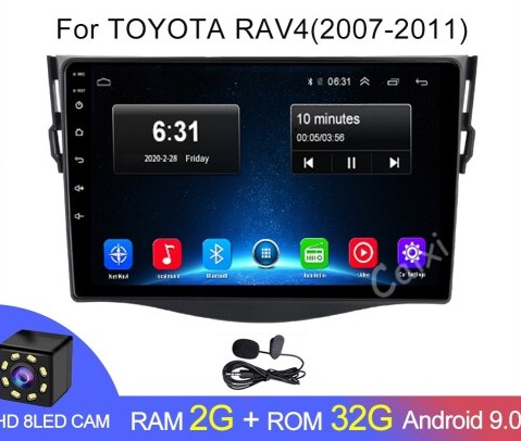  ��������� Android 2G-32G Toyota RAV4 Rav 4 2007-