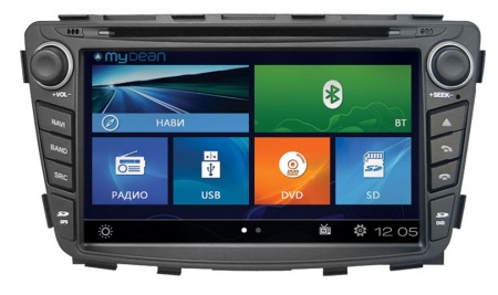 Магнитола MyDean 2067 Hyundai Solaris (2010-) Магнитола MyDean 2067 Hyundai Solaris (2010-)